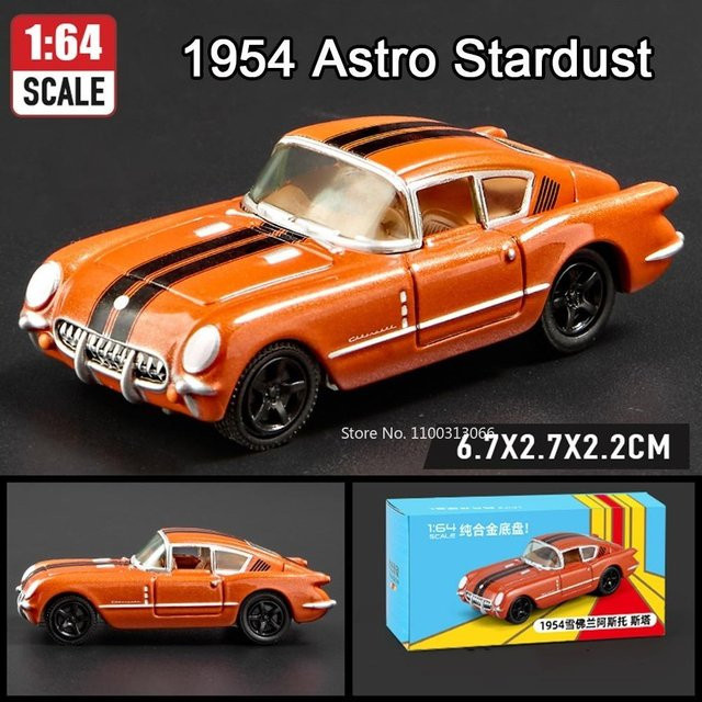 Linyi Toy Car Corvette T1 Gt500 Firebird, Miniaturfahrzeug, 1:64, ab 14 Jahren - Bild 1