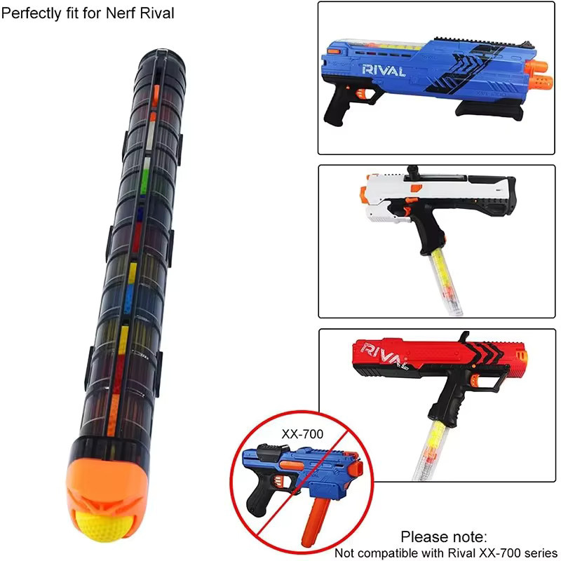 ZIVCONCING Nerf Zubehör, 12-Schuss-Magazin, 2er-Pack, Schwarz - Bild 3