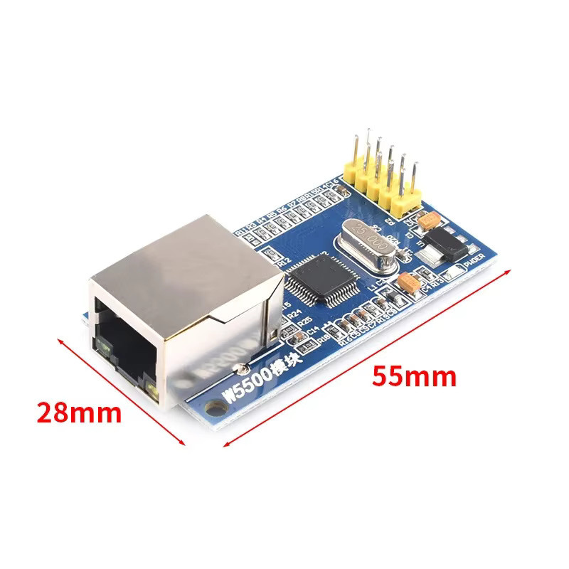 USR-ES1 W5500 SPI zu LAN Ethernet Netzwerk Modul Konverter TCP IP in Blau für Arduino und STM32 - Bild 2