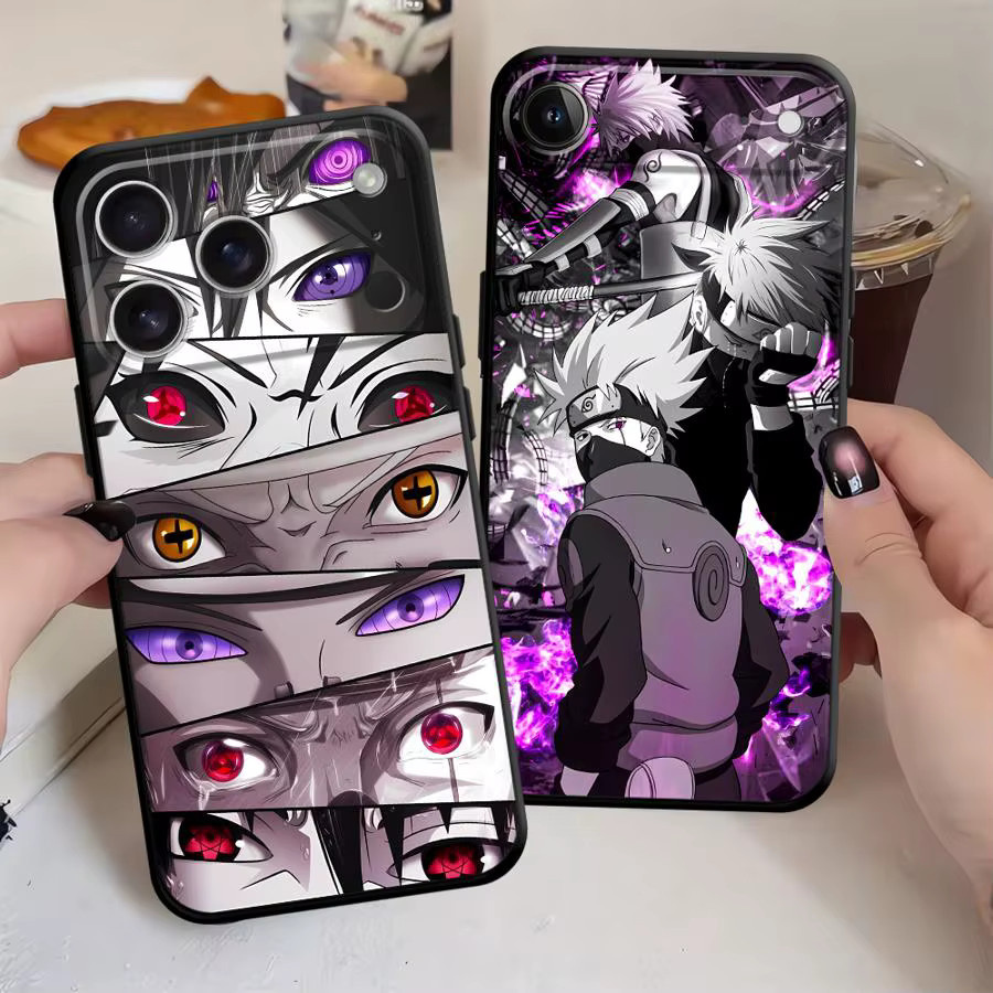 Weiche Handyhülle Naruto in Schwarz für iPhone Modelle - Bild 1