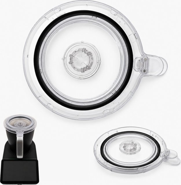 Transparenter Rührschüsseldeckel für Vorwerk Thermomix TM7 mit abnehmbarem Mitteldeckel - Bild 1