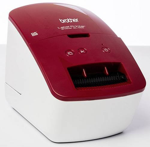 Brother QL-600R Etiketten-Drucker Thermodirekt mit USB-Anschluss, 300 x 600 dpi, maximale Etikettenbreite: 62 mm - Bild 1