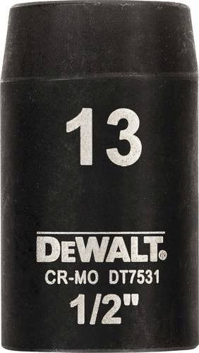 DEWALT DT7531-QZ Steckschlüssel 1/2 Zoll kurz 13mm schwarz - Bild 1
