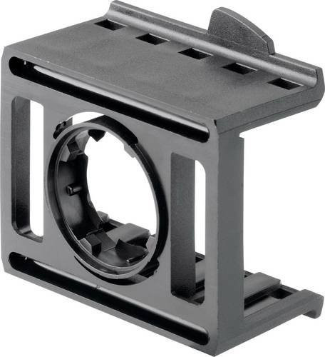 Schlegel MHR_5 Adapterplatte 5-fach in Schwarz, 10 Stück - Bild 1