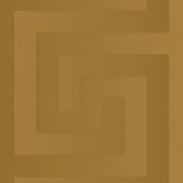 Profhome Luxus Tapete Ornament Gold glänzend Art Deco Geometrisch B: 0,70 m, L: 10,05 m - Bild 1