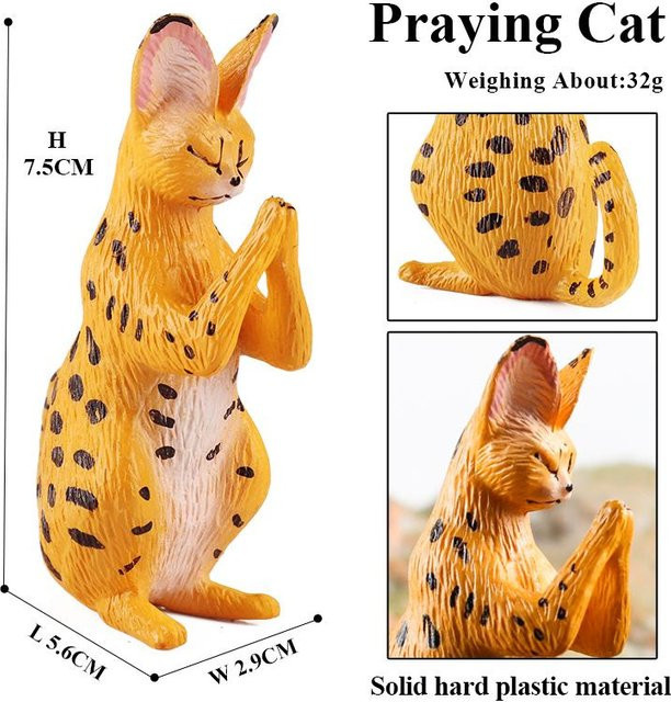 Oenux Bengalkatze Tiger Katze Luchs Karakal Leopard, Actionfigur, ab 3 Jahren - Bild 1