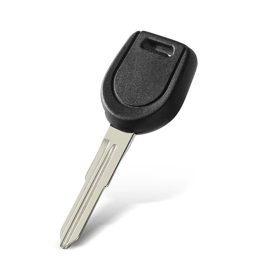 KEYYOU Transponder Zündschlüssel mit ID46 4D61 Chip für Mitsubishi Lancer Outlander L200 Shogun Pajero Montero 2002-2006, Schwarz - Bild 2