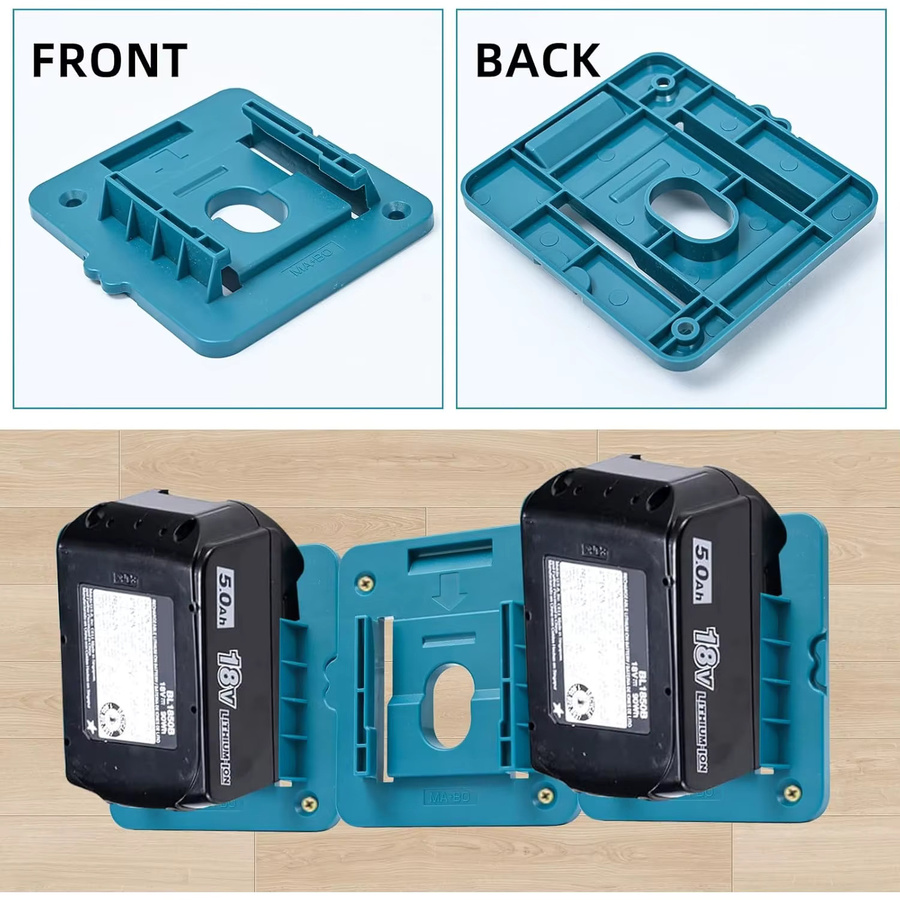 GiFi Power Batteriehalterung für Makita 18 V Akkus passend für BL1860 BL1850 BL1840 BL1830, 5er-Pack - Bild 3