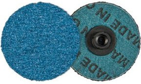 Klingspor Quickchange Disc QMC 411 Schleifscheibe für Metall, Blau, Korn 36, Durchmesser: 50 mm - Bild 1