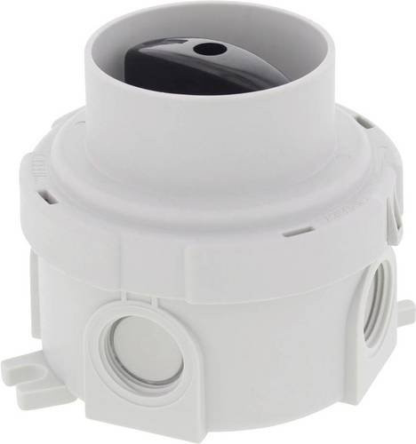 Wiska COMBI 304 SWITCH RS/1-2 LG Drehschalter, Weiß, IP66, 250 V, 10 A - Bild 1