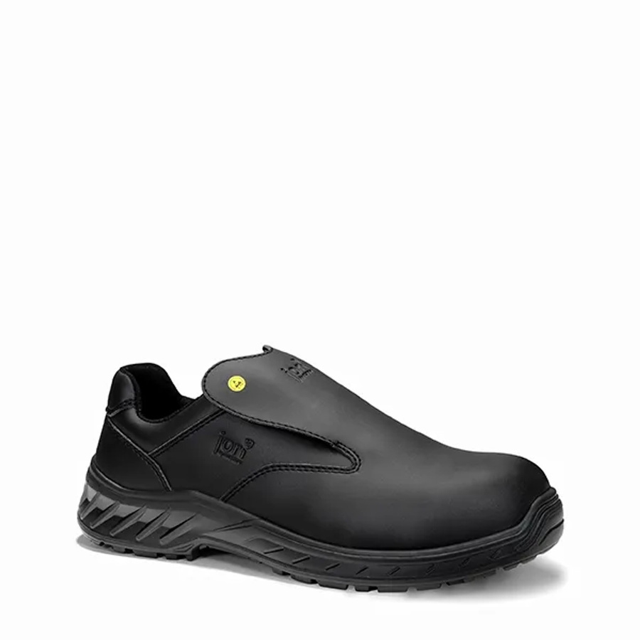 Elten JoClean S3 Sicherheitshalbschuh Slipper Black Low ESD Gr. 43 - Bild 2