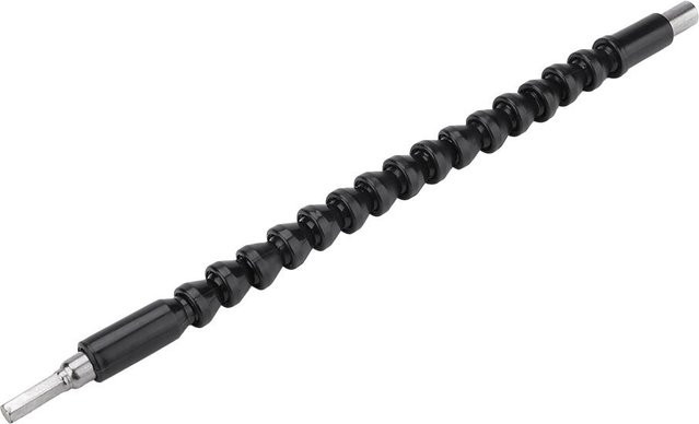 Neoglint Flexible Welle Bit-Erweiterung als Bit-Halter und Verbindungsglied für Schraubendreher und Bohrer, Schwarz, Länge: 29 cm - Bild 1