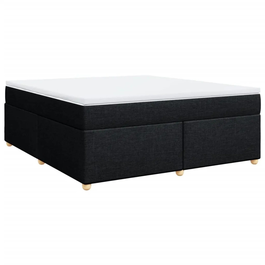 vidaXL Boxspringbett mit Matratze Schwarz B/B: 180 x 200 cm - Bild 2
