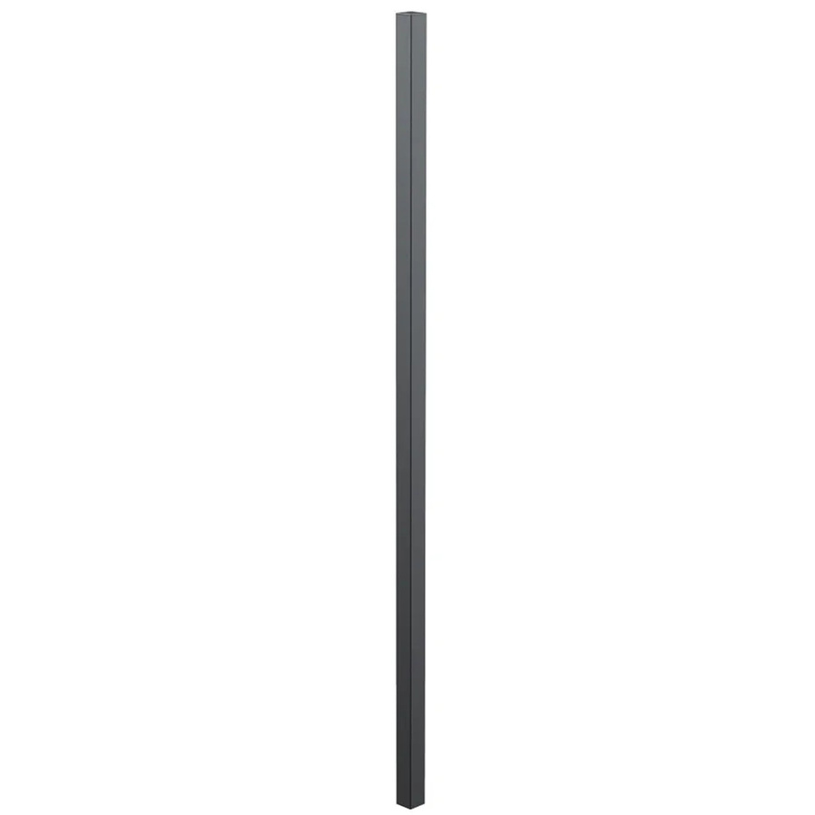 Aluminium Zaunpfosten Anthrazit zum Einbetonieren, Durchmesser: 5,1 cm, Höhe: 170 cm - Bild 2