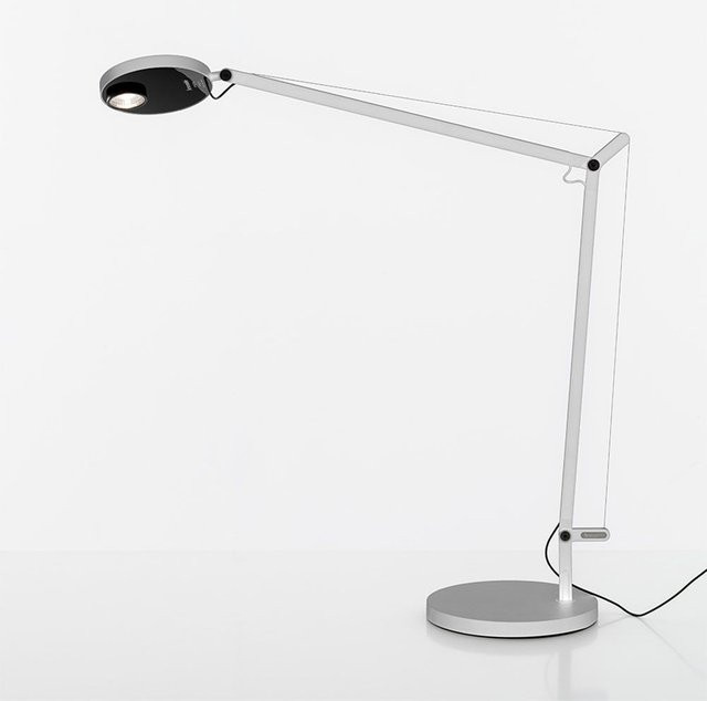 Artemide Demetra Professional LED-Schreibtischleuchte in Weiß mit dimmbarer warmweißer Beleuchtung (3000K) - Bild 1