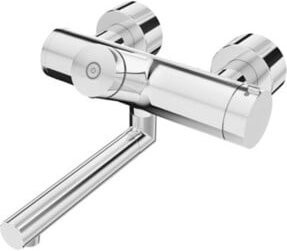 Schell Vitus Thermostat-Waschtischarmatur VW-SC-T mit Schwenzauslauf und Sicherheitsstopp, verchromt, Silber - Bild 1