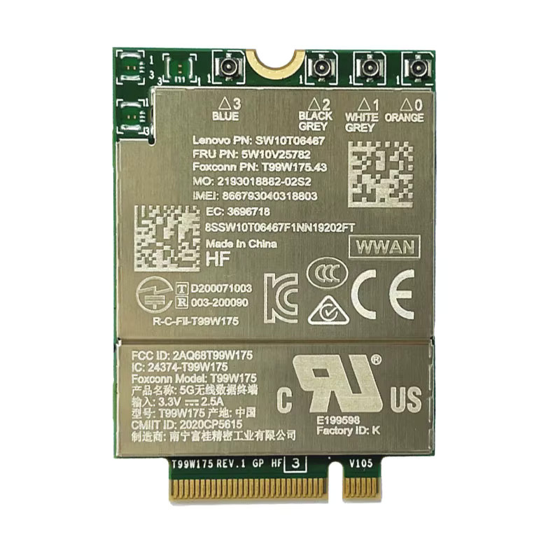 Lenovo Qualcomm X55 5G 4G-Modul T99W175 FRU 5W10V25782 für ThinkPad T14s X1 X13 P1 Laptops - Bild 2