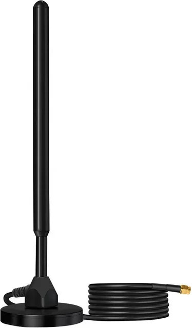 NOWEPOCH LoRa Antenne für Helium Hotspot mit Magnetfuß und 3m Kabel, 38dBi Verstärkung, SMA-Stecker, Schwarz - Bild 1