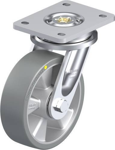 Blickle Lenkrolle LO-ALTH 160K-AS in Silber und Grau mit 160 mm Rad-Durchmesser und 750 kg Tragfähigkeit - Bild 1