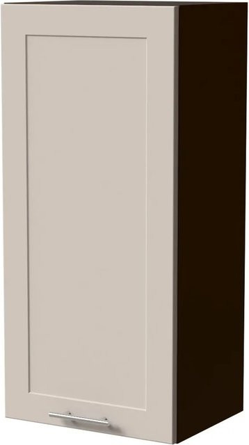 Feldmann-Wohnen Hängeschrank Oslo W4 in Lava und Kaschmir Matt mit Soft-Close-Türen, B/T/H: 45 x 32,5 x 96 cm - Bild 1