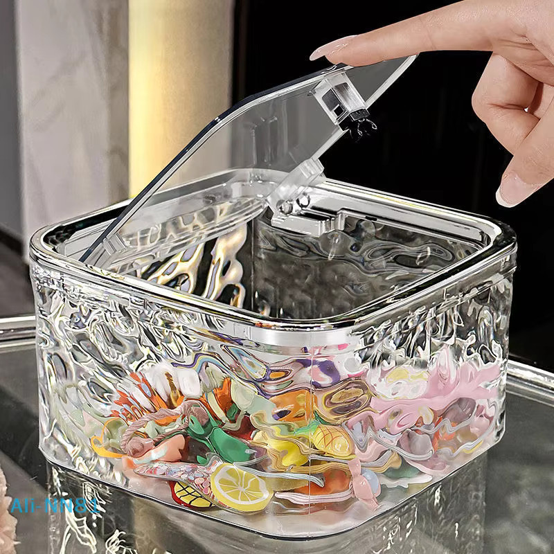 Transparenter Haar-Accessoires-Organizer aus Acryl zur Aufbewahrung von Haargummis, Stirnbändern, Schleifen und Wattestäbchen - Bild 3