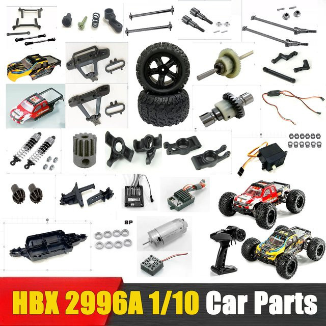 HBX 2996A RC Auto Ersatzteile, 1:10, Zubehör - Bild 1