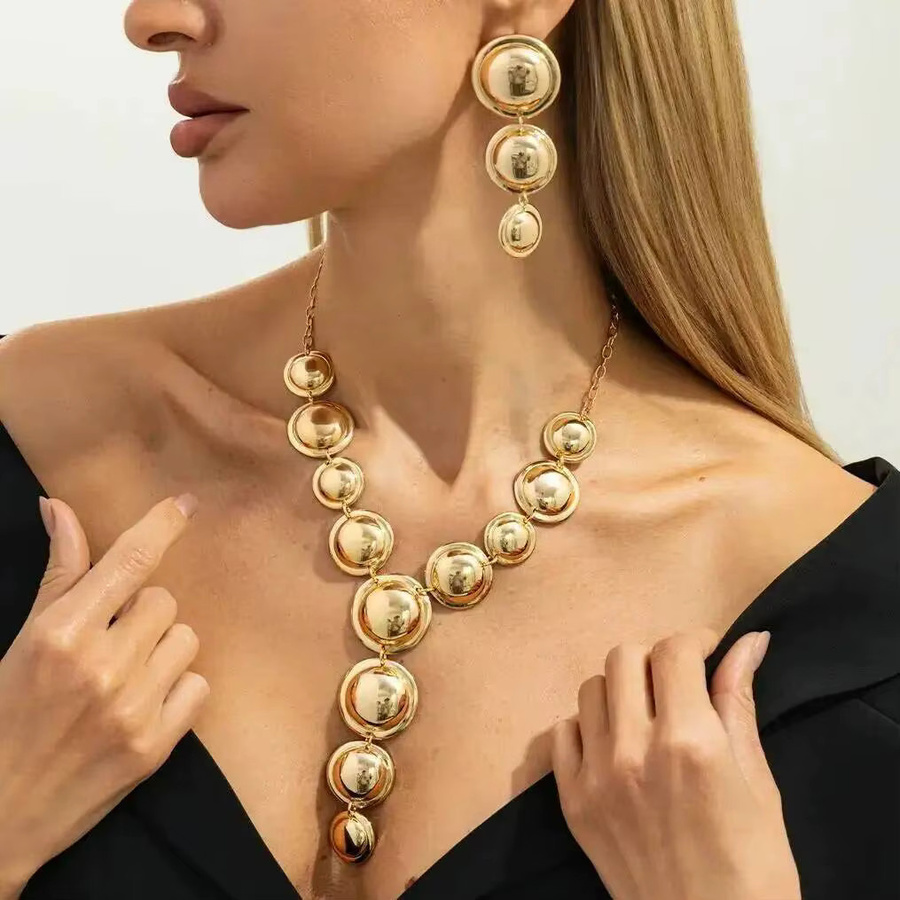 Ingemark Schmuck-Set, Halskette, Ohrringe, Gold, Damen - Bild 2