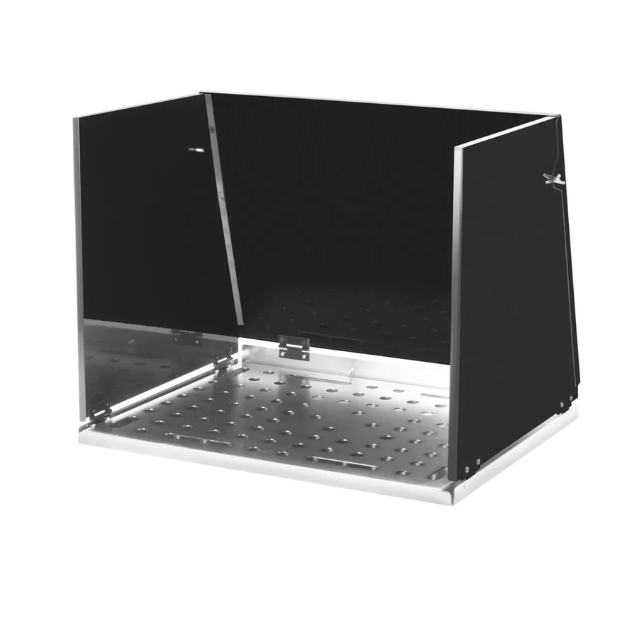 STAHLWERK Schweißtisch-Aufsatz SA-500 Mobile Schweißkabine aus Stahl, Schwarz, B: 50 cm, T: 40 cm, H: 40 cm - Bild 2