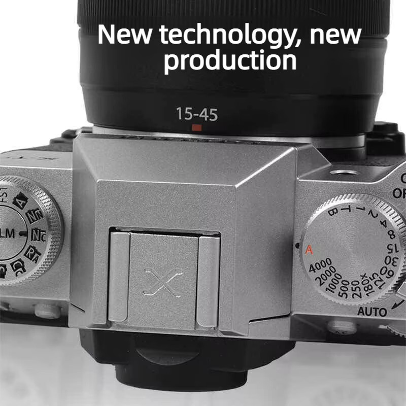Fujifilm Kameraschutzabdeckung aus Aluminiumlegierung für Blitzschuh in Silber, passend für X100VI, XT50, XT4, XE4 und XS20 - Bild 3