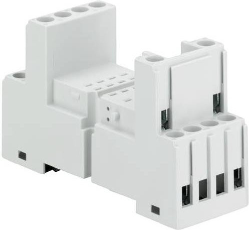 ABB CR-M2SS Anschlusszubehör in Weiß, B: 27 mm, H: 82 mm - Bild 1