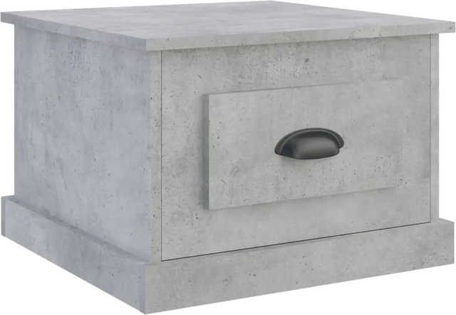 vidaXL Couchtisch aus Holzwerkstoff in Betongrau, B/T/H: 50 x 50 x 35 cm - Bild 1