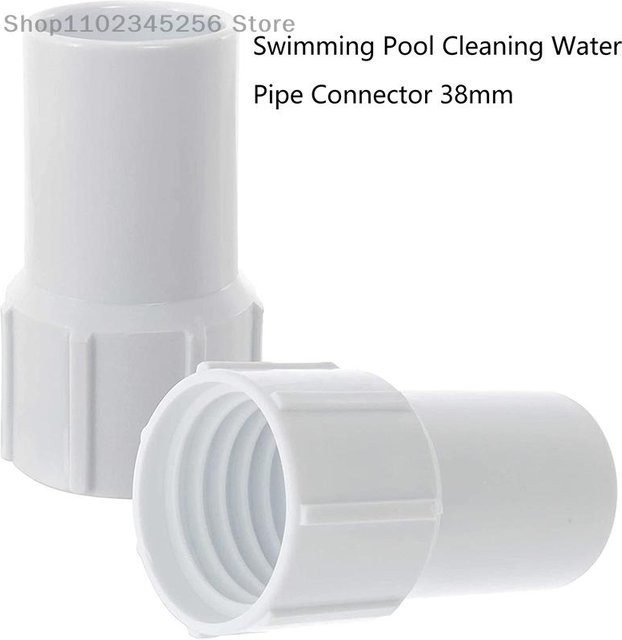 Schwimmbad Schlauch Anschluss Manschette für Vakuum Saugrohr, Weiß, Durchmesser: 38 mm - Bild 1