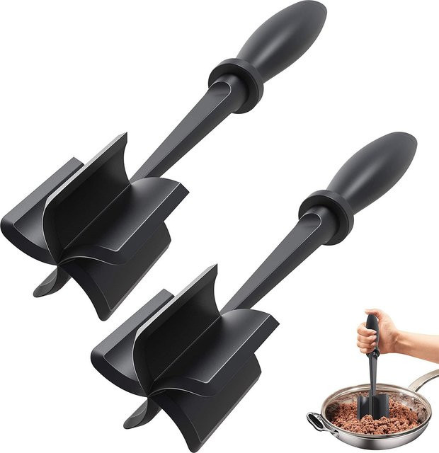 Willstar Kartoffelstampfer und Fleischzerkleinerer aus Nylon in Schwarz - Bild 1