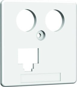 Homeway RJ45 Zentrale HW-ZP EK13S 8/8 in Weiß, Durchmesser: 50 mm - Bild 1