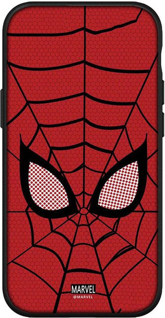 MINISO Spiderman Comics Handyhülle für Samsung Galaxy A04 in Schwarz und Rot - Bild 1