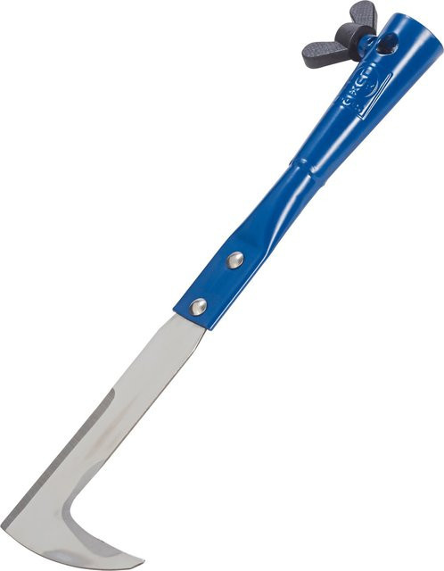 LUX-TOOLS Plattenfugenreiniger Classic mit Schraubsystem aus Edelstahl in Blau - Bild 1