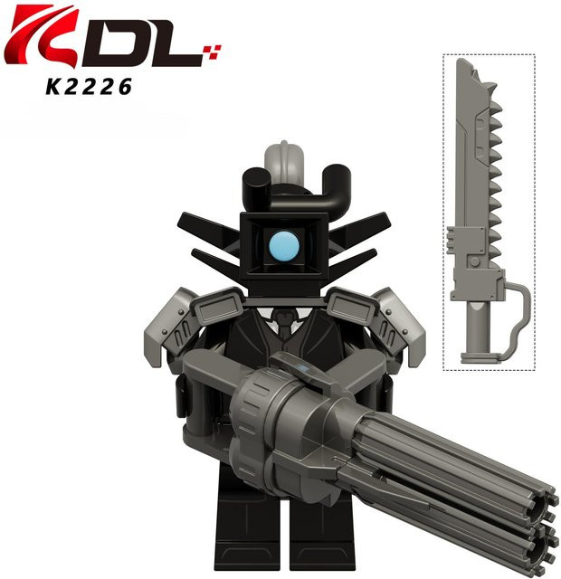 IDAHO DIY Modell Action Figur Block Zubehör, Schwarz, ab 6 Jahren - Bild 1