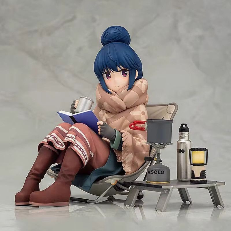Bandai Yuru Camp Rin Shima Anime Action Figur aus PVC als Desktop Dekoration Ornament - Bild 2