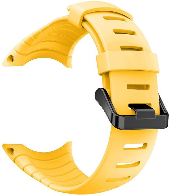 Suunto Uhrenarmband Silikon, Gelb, Schwarz, Unisex - Bild 1