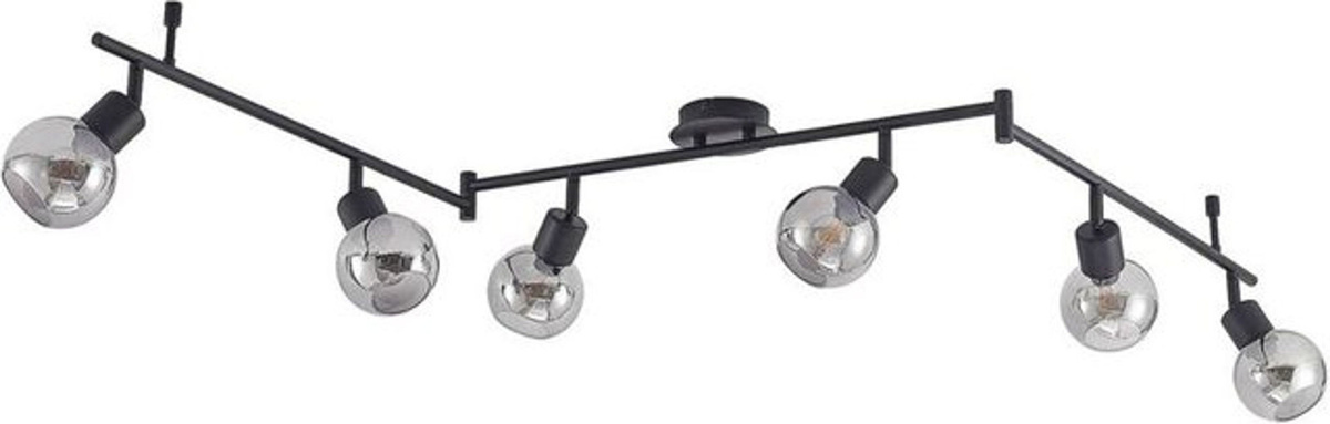 Lindby Strahler eridia Deckenspot aus Metall in Schwarz im Industrial Design mit E14 Fassung - Bild 1