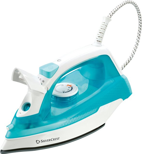 SILVERCREST Dampfbügeleisen in Türkis mit Keramik-Beschichtung, vertikaler Dampffunktion und Abschaltautomatik - Bild 1