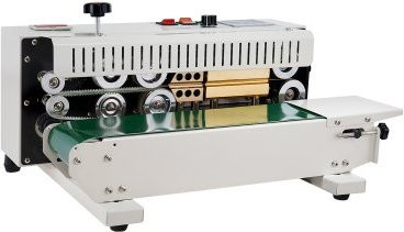 VEVOR Kontinuierliche Beutelbandschweißmaschine mit digitaler Temperaturregelung und Zählfunktion für Plastikbeutel von 0,02 bis 0,8 mm, Schweißbreite 6-12 mm - Bild 1