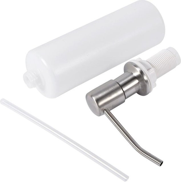 TOMTOP JMS Flüssigseifenspender mit Pumpe für Küche und Badezimmer, Weiß, 300 ml - Bild 1