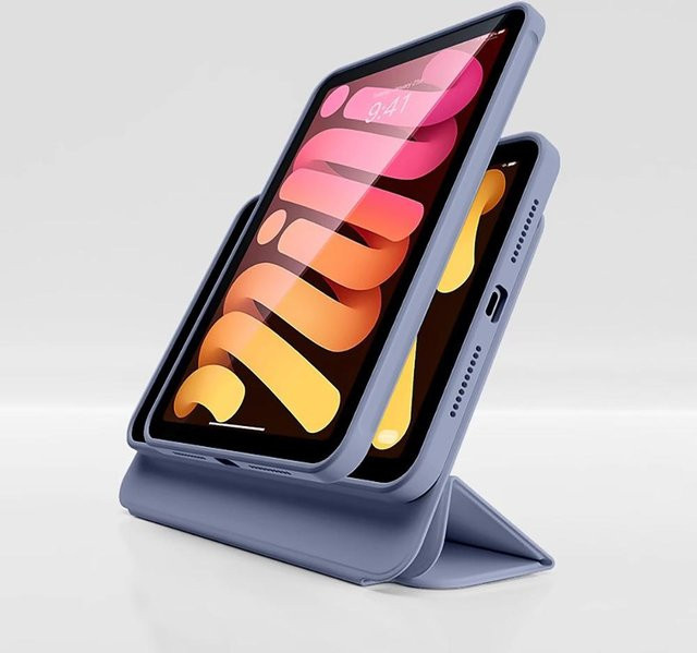 Magnetische Folio-Hülle für iPad Mini 7 A17 Pro 8,3 Zoll in Blau - Bild 1