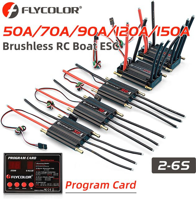 Flycolor Geschwindigkeit Controller Bürstenloser ESC für Modell Schiff RC Boot - Bild 1