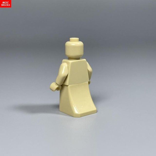 Yiran toy Bausteine Figuren Körperteil mit bedrucktem langen Kleid und Hemd Robe Mann Frau Stoff Ärmel Aufsätze 6–12 Jahre - Bild 1