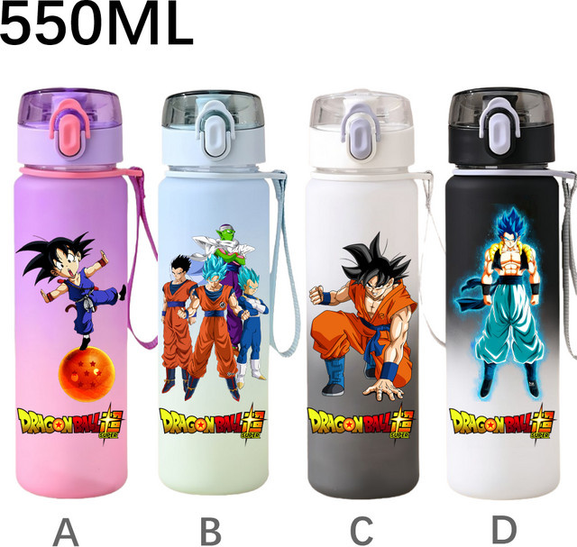 Bandai Dragon Ball Son Goku Goten Sporttrinkflasche, 550ml, auslaufsicher, bunt, mit Filter und Trageschlaufe - Bild 1