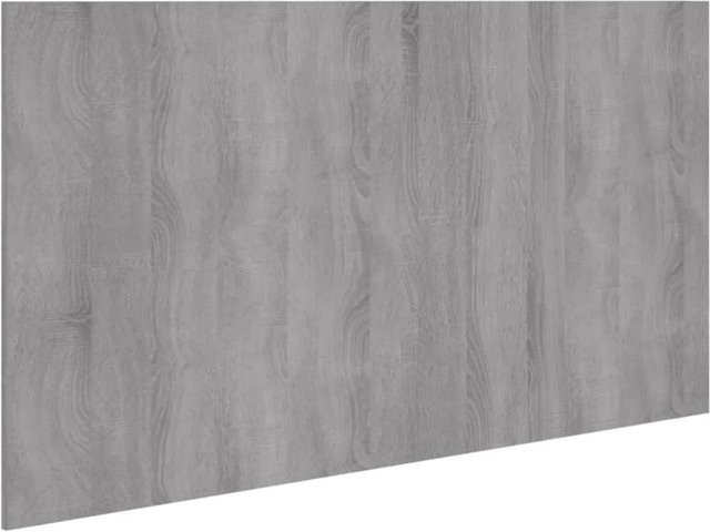 vidaXL Kopfteil aus Holzwerkstoff in Grau Sonoma, Breite: 160 cm, Tiefe: 1,5 cm, Höhe: 80 cm - Bild 1