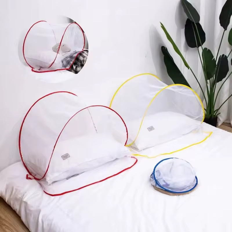 EGW Sommer Pop-Up Mini Faltbares Moskitonetz – Tragbarer Insektenschutz für Kopf und Gesicht - Bild 2