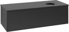 V&B Waschtischunterschrank Antao mit Beleuchtung, Farbe Blau Lacquered, B/T/H: 120 x 50 x 50 cm - Bild 1